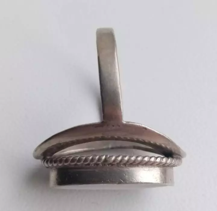Серебряное кольцо. Натуральный камень. Конец 19 начало 20 веков. 3