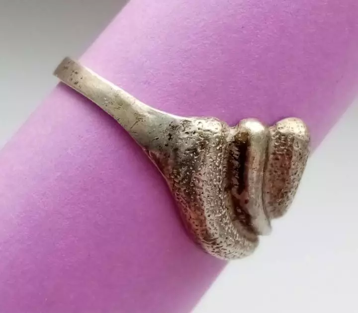 Серебряное кольцо. Конец 19 начало 20 веков. Клеймо. 4