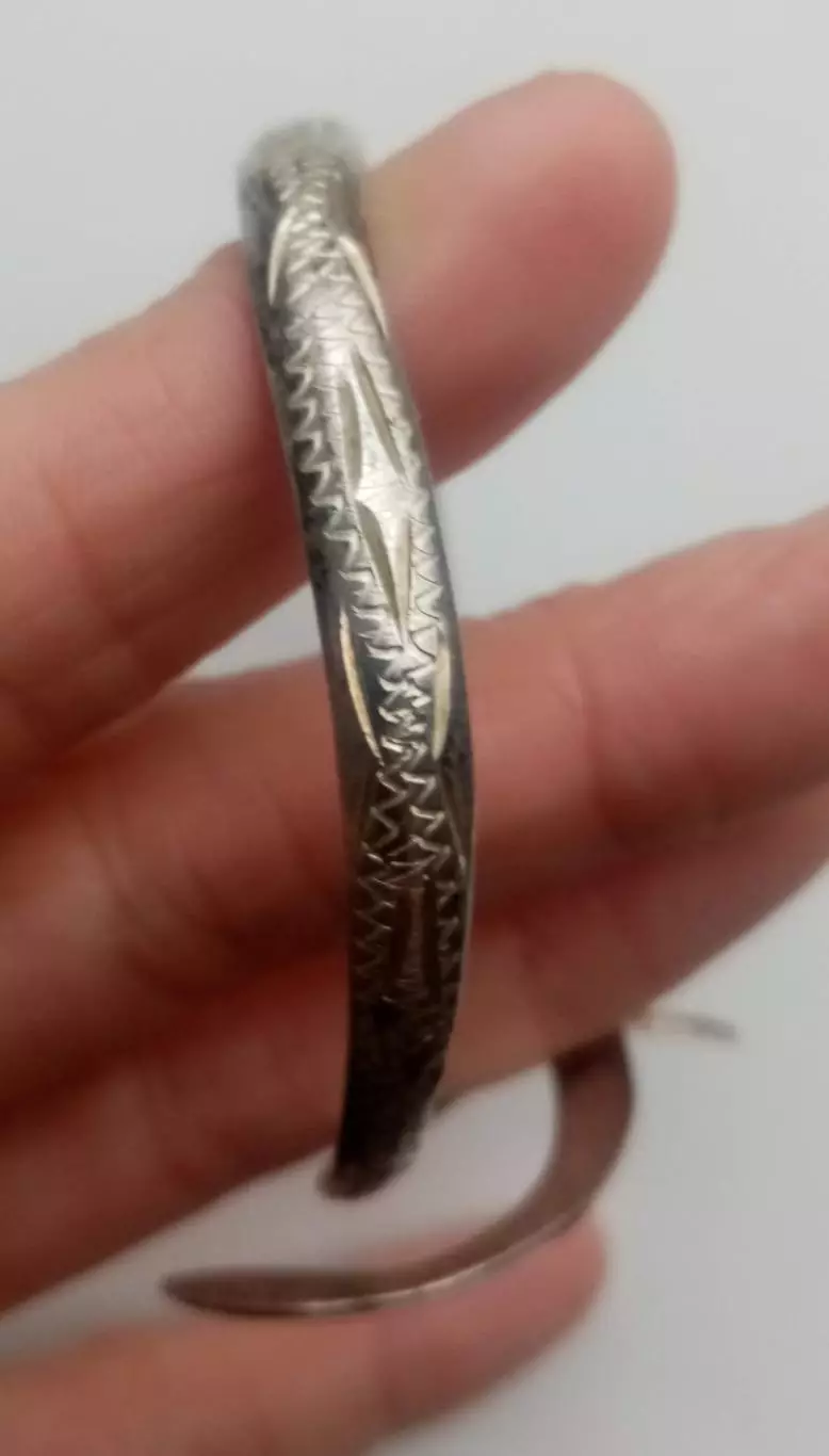 Браслет змея. Серебро 925 проба. СССР. 7