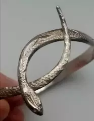 Браслет змея. Серебро 925 проба. СССР.
