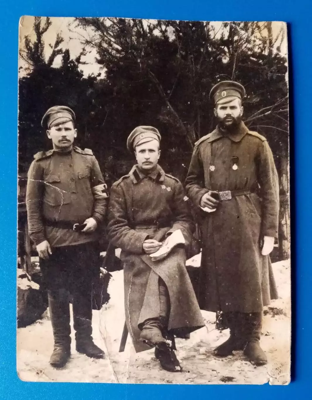 Фото времен Первой мировой войны. 1915. Подписанная.
