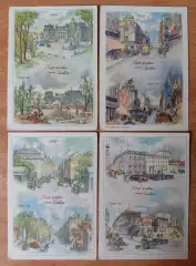 Открытки «Best wishes from Berlin» Наилучшие пожелания из Берлина. Германия 1946