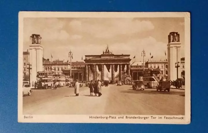 Открытка 1930-е г. Берлин, Германия. ПОДПИСАННАЯ.