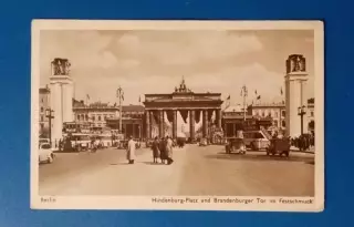 Открытка 1930-е г. Берлин, Германия. ПОДПИСАННАЯ.