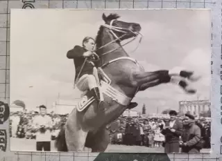 Фото СССР. Демонстрация, 7 ноября. 1960-е г. УзССР. Хива