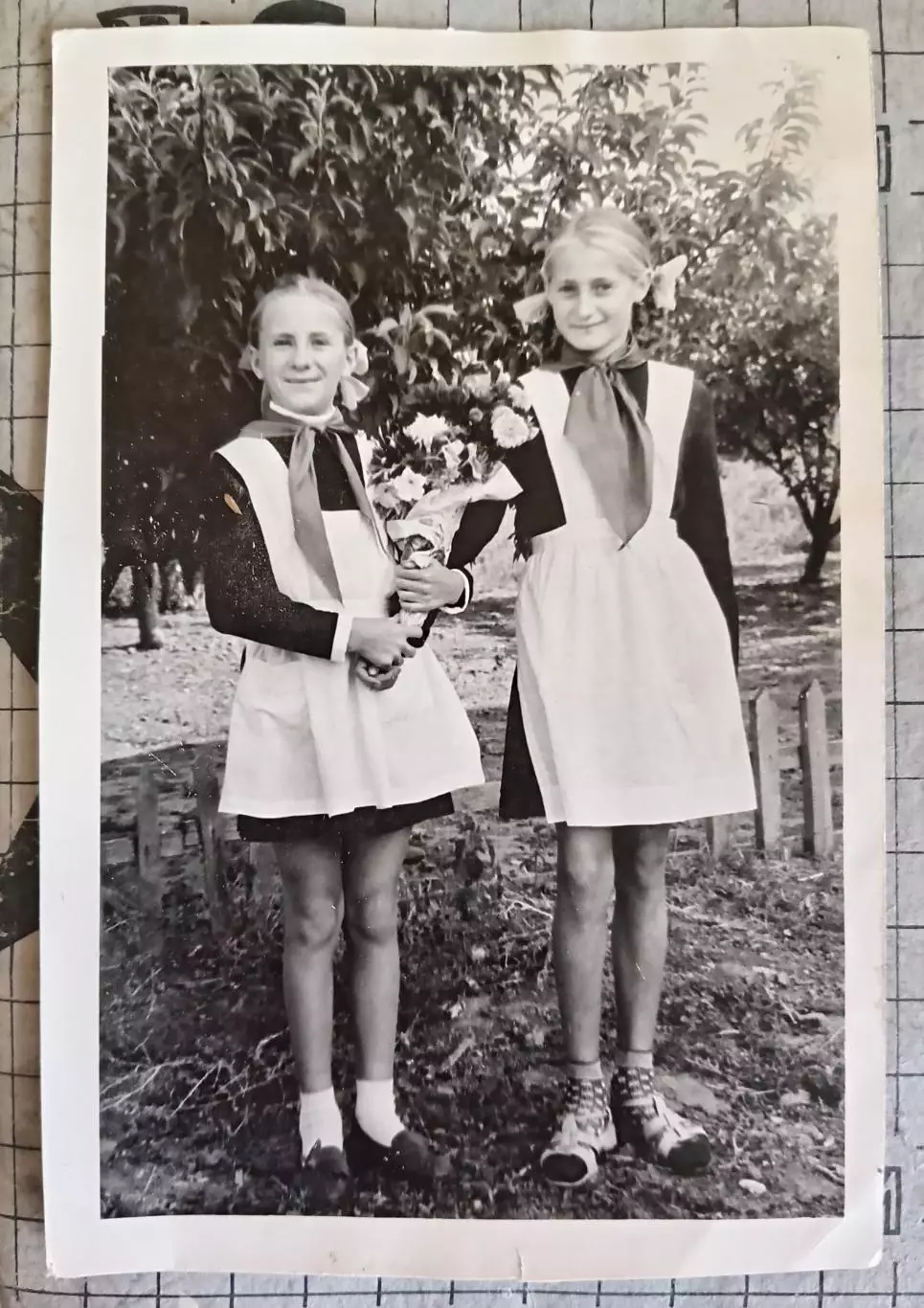 Фото СССР. Девочки пионеры. 1970-е г