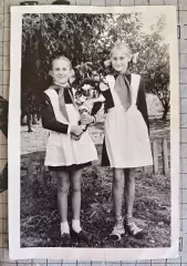 Фото СССР. Девочки пионеры. 1970-е г