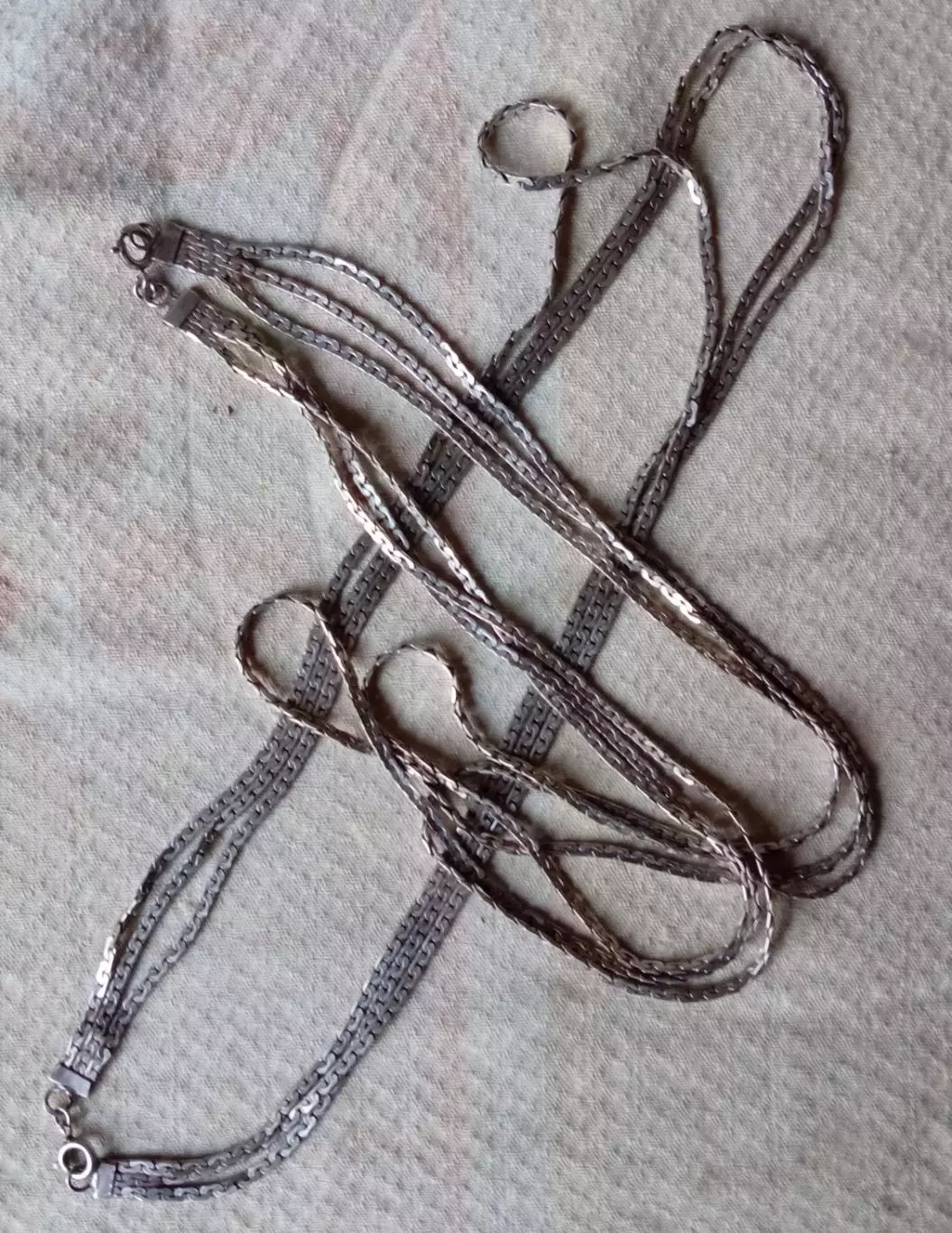 Серебряные цепочки. 875 проба. 52 гр. 1
