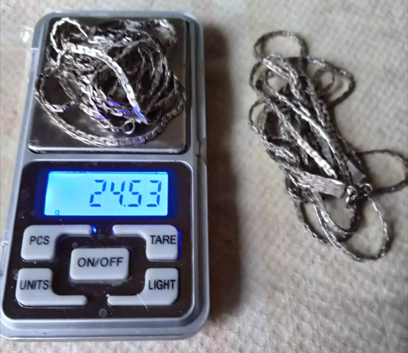 Серебряные цепочки. 875 проба. 52 гр. 5