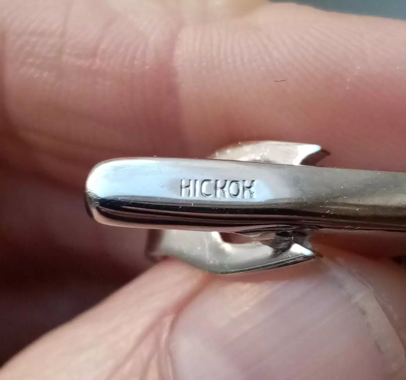 Зажим для галстука американского бренда HICKOK. 1960-е годы. Оригинал 2