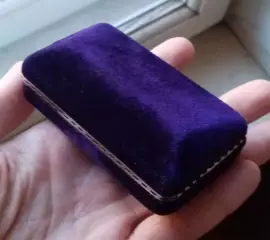 Футляр от зажима для галстука. 1960-е годы. Осака. Япония. Оригинал.