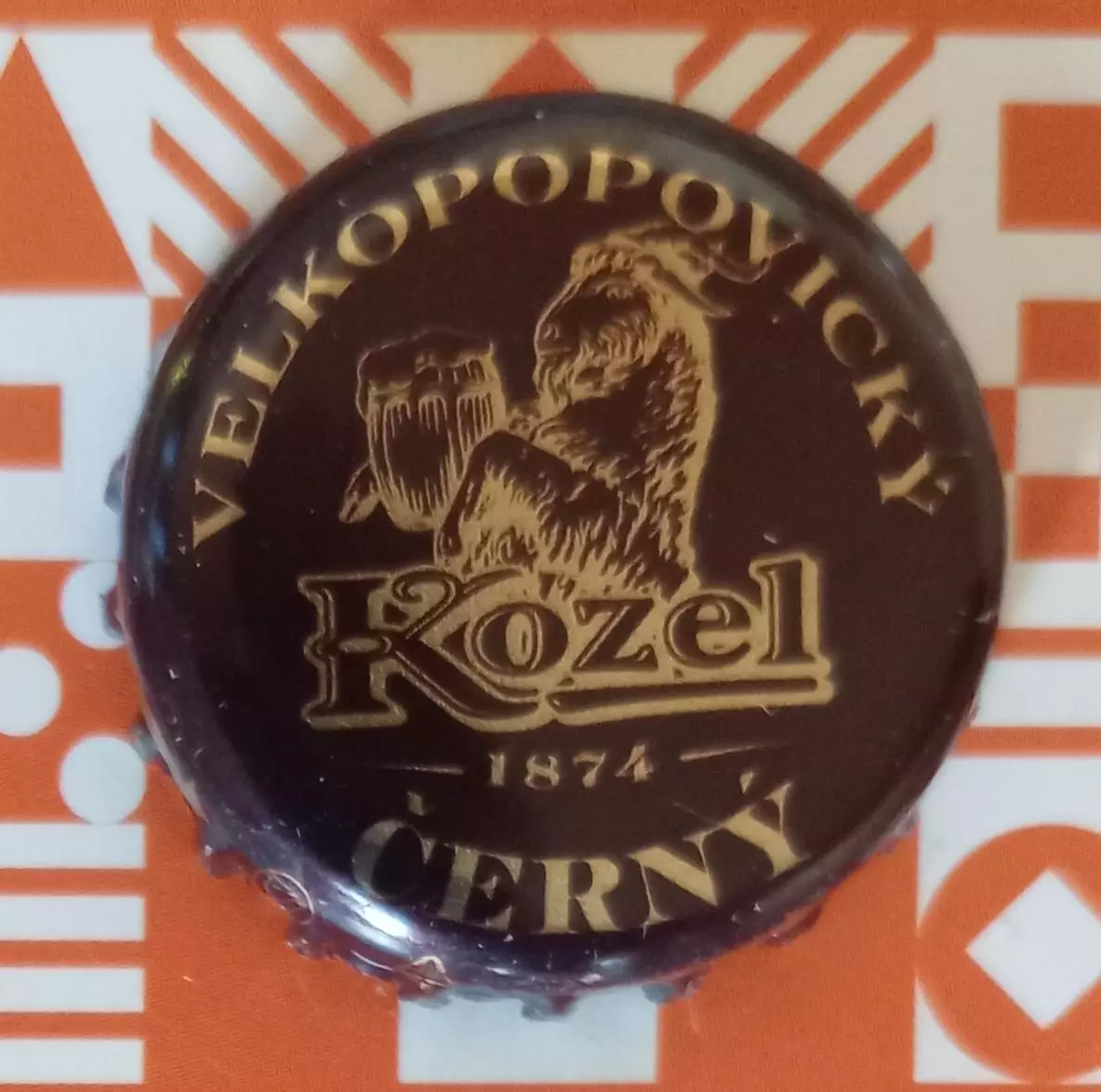 Пивная пробка. Velkopopovicky Kozel Cerny. Россия.