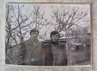 Фото СССР. В деревне. 1982-93 г. 24*18 см