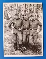 Фото СССР. Солдат форма пилотка армия. 1970-е г