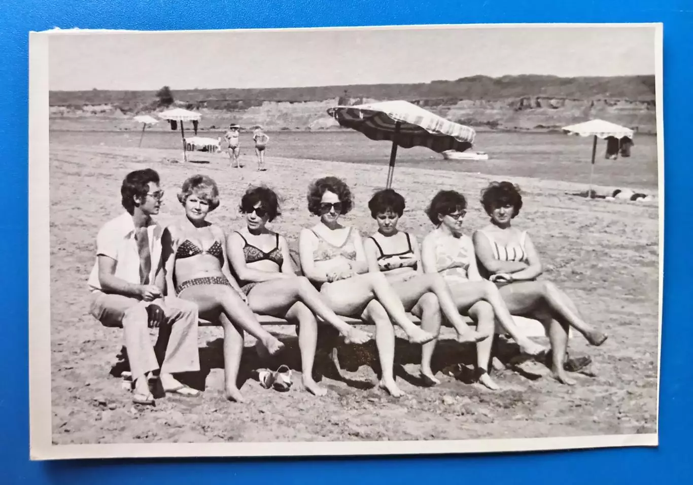 Фото СССР. Девушка купальник. 1970-е г.