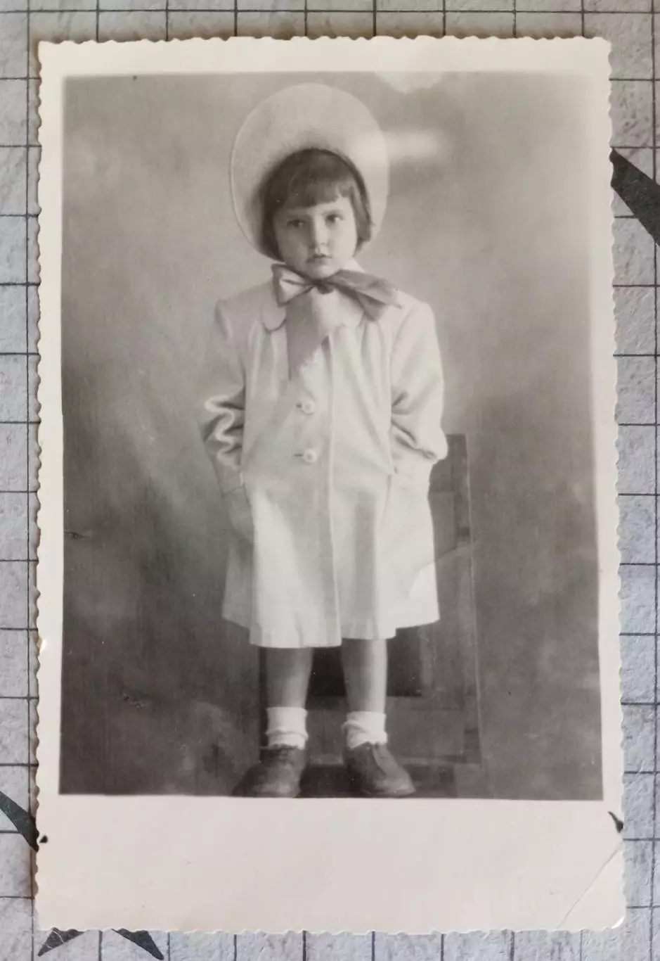 Фото СССР. Девочка ребёнок. 1950-е г.