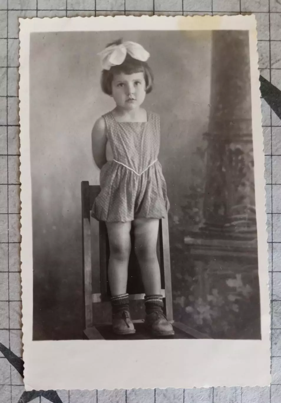 Фото СССР. Девочка ребёнок. 1950-е г....