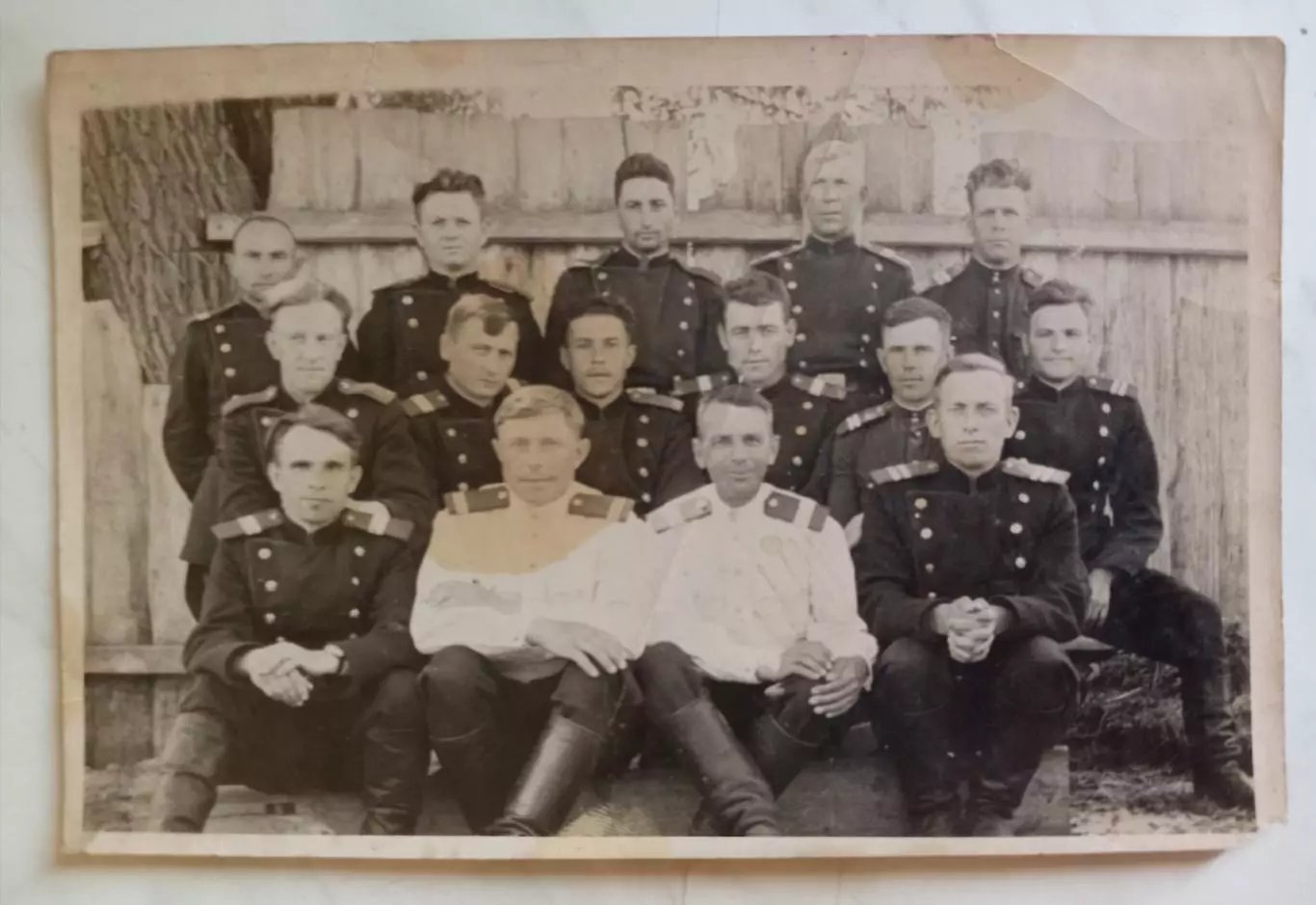 СССР. Групповое фото. Милиция офицеры форма. 1950-е г