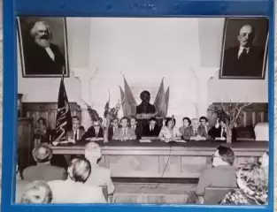 Фото СССР. Заседание ГОРКОМа. 1960-е г