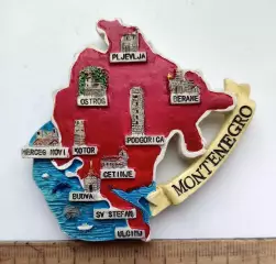 Магнит на холодильник. Монтенегро.