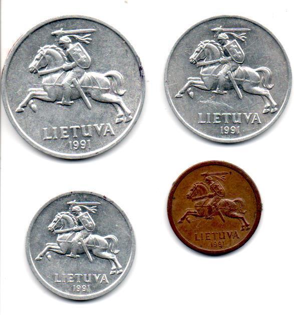 Монеты Литвы 1