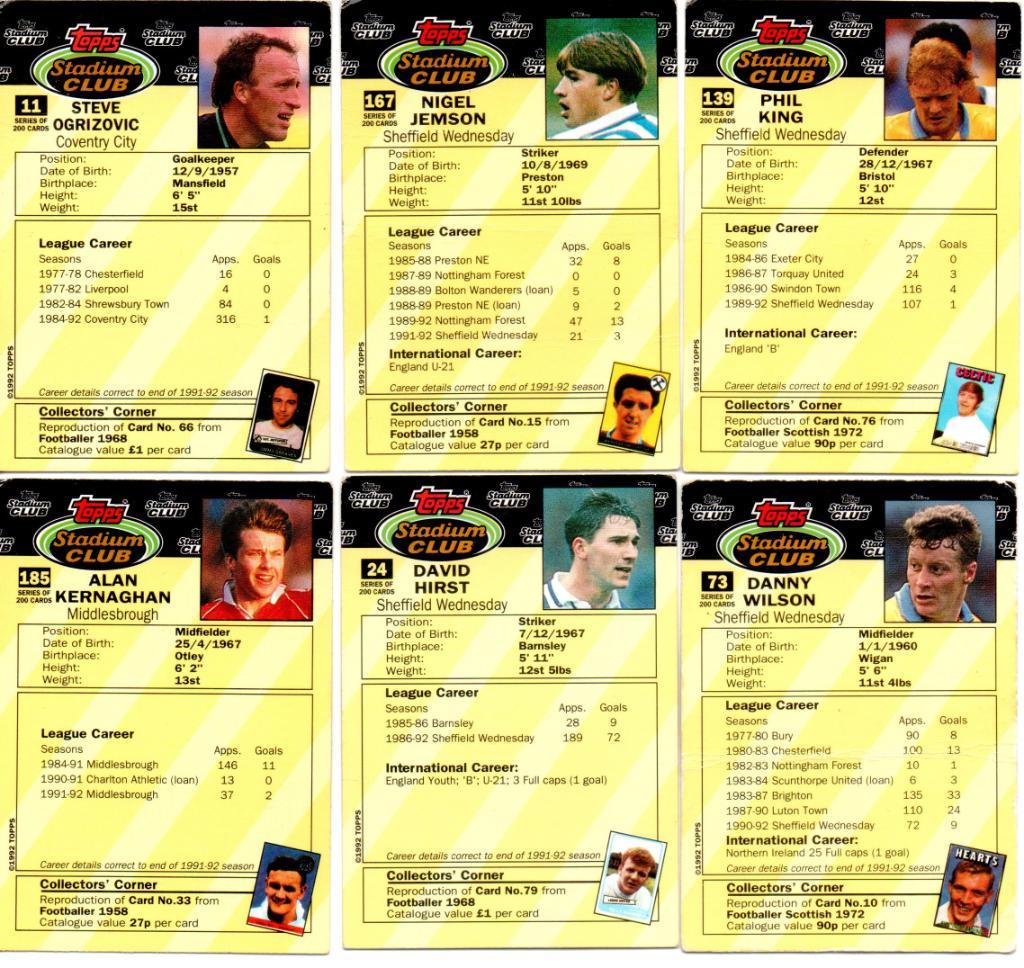 Футболисты Английской премьер-лиги сезона 1991\92 1