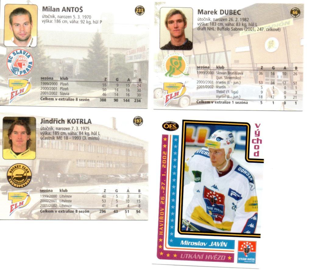 Хоккеисты чемпионата Чехии сезона 2000\01 1
