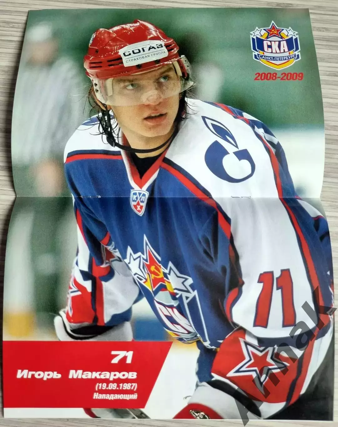 СКА Санкт-Петербург - Химик (28.10.2008) - 2008 / 2009 г. 1