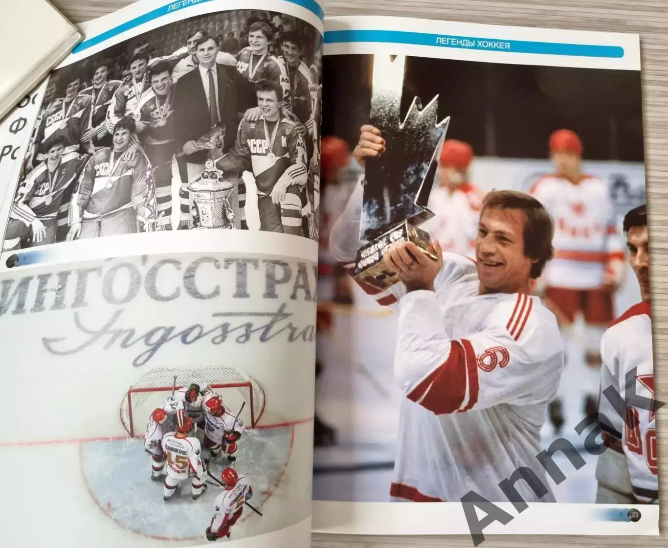 Фотоальбом. Хоккей. Время побед. 65 лет Отечественному хоккею (А4, 96 страниц) 4