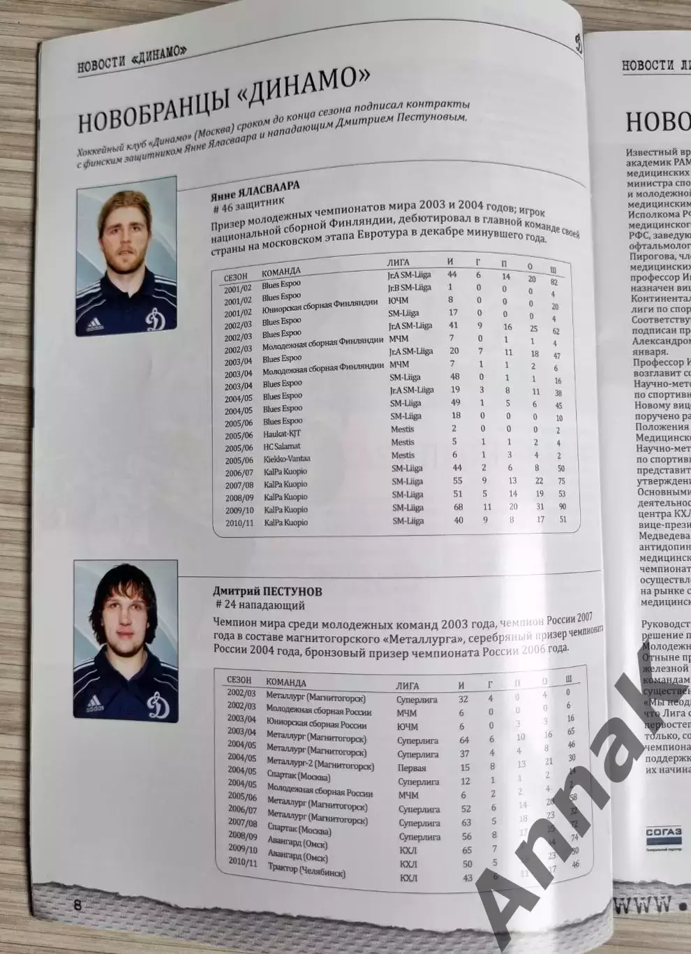 Динамо Москва - Динамо Минск 2010/2011 (22.01.2011) постер Артем Чернов 2