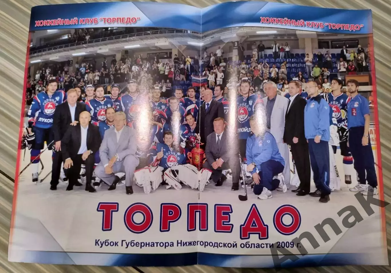 Торпедо(Нижний Новгород)-Динамо(Минск)-2009/2010(22 сентября) с постером Торпедо 1