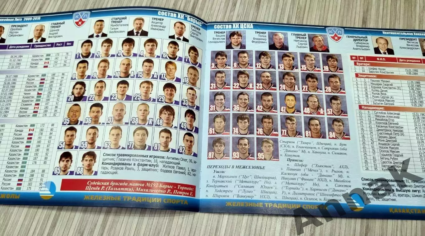 Барыс Астана - Торпедо Н. Новгород 2009/2010 21.10.2009 1