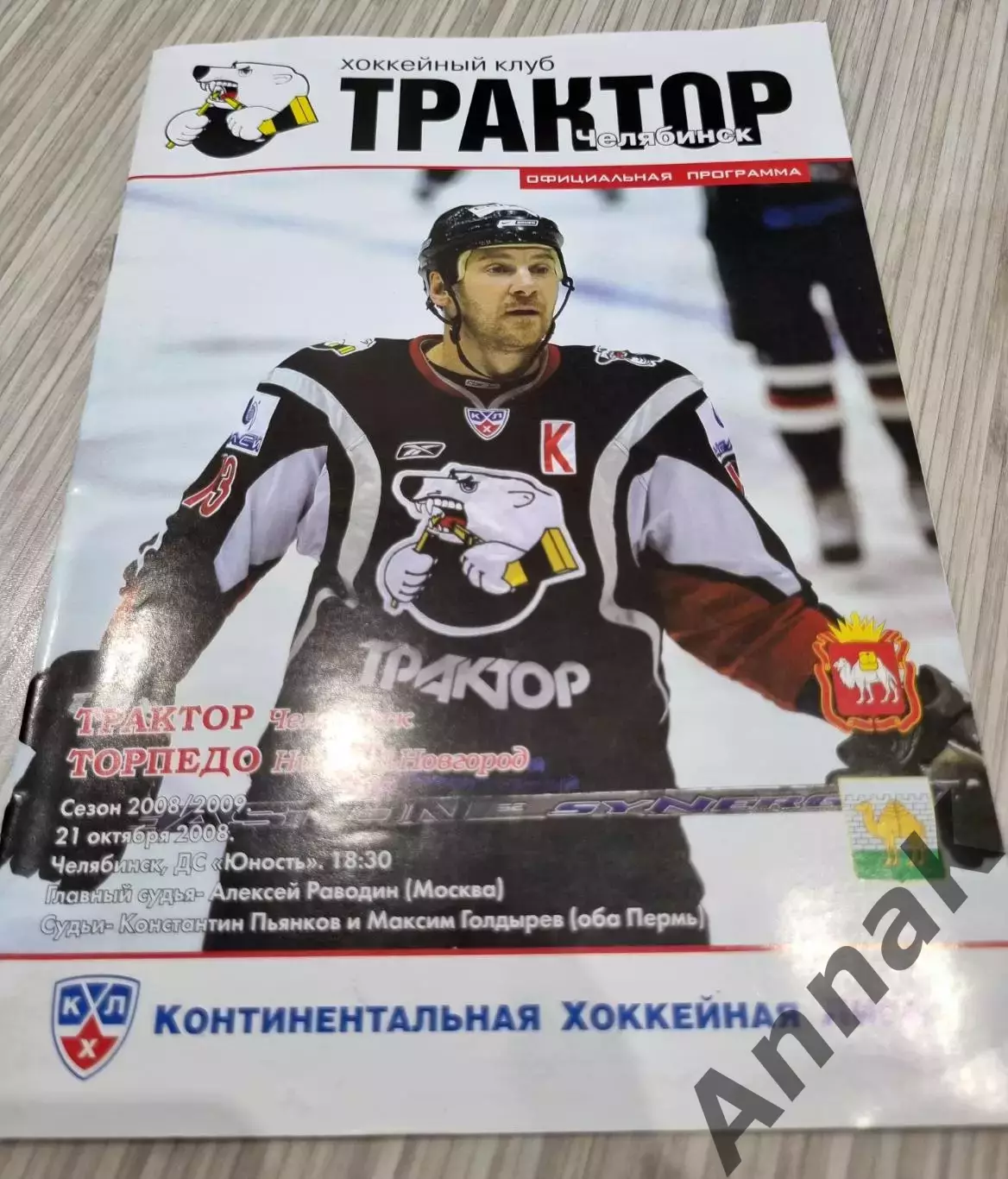 Трактор (Челябинск) - Торпедо (Нижний Новгород) 21.10.2008. Постер Антон Глинкин