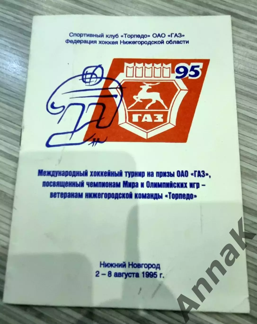 Турнир на призы ГАЗ 1995 Торпедо НН, Динамо М, Лада, Торпедо Яр, Химик В, Боден
