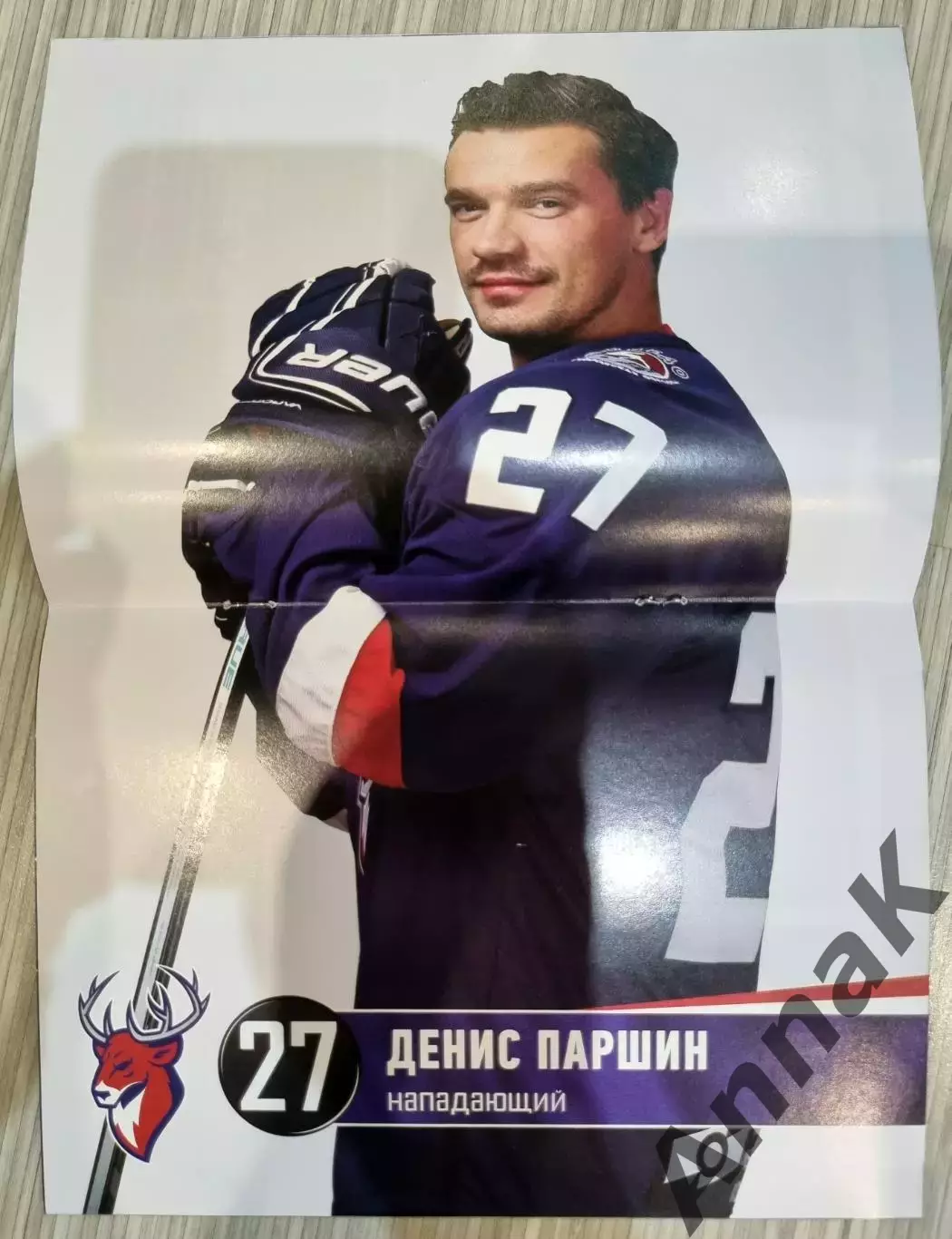 Торпедо Нижний Новгород - Барыс Астана 8.03.2019 1/4 плей-офф постер Д.Паршин 1