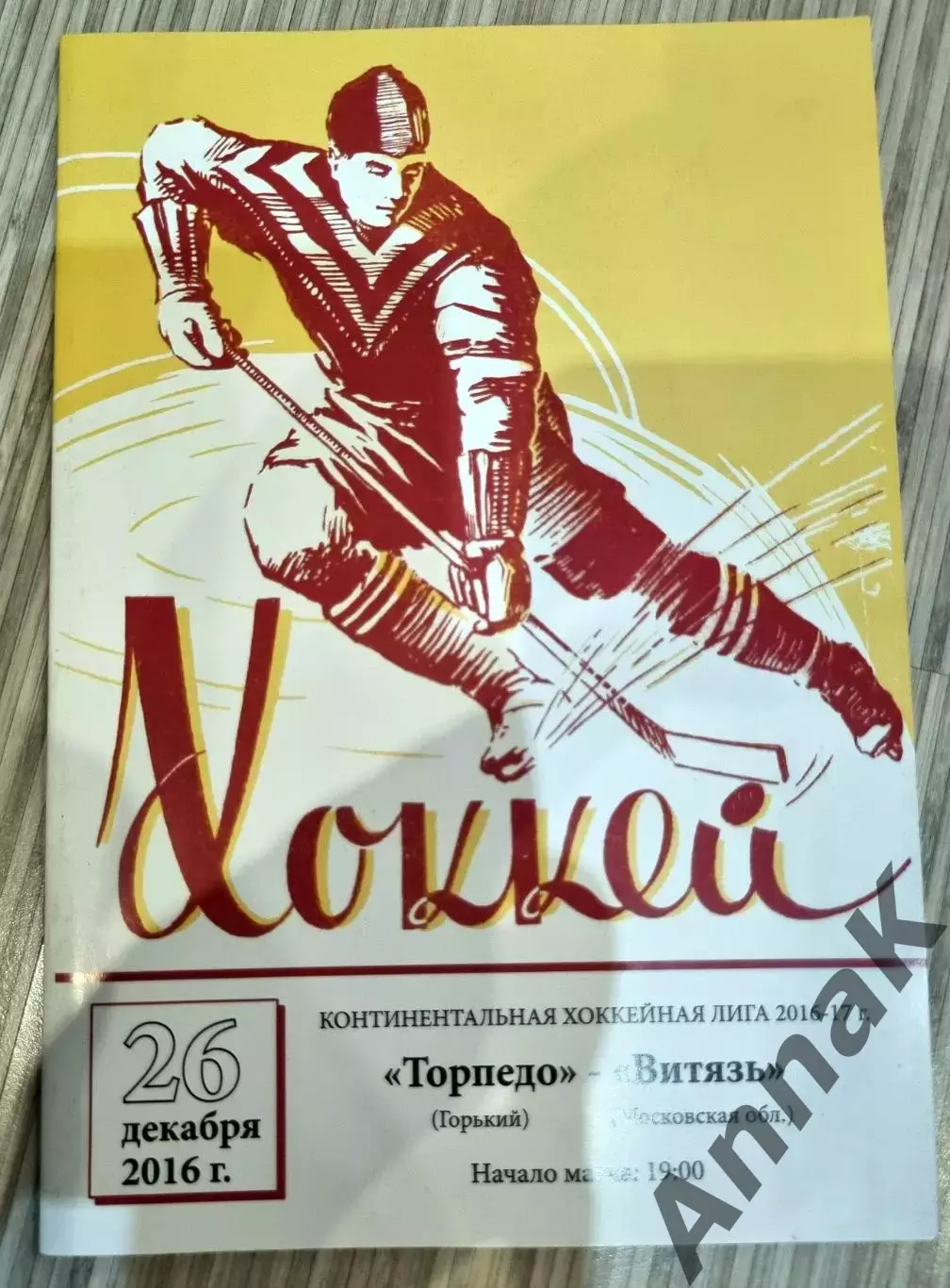 Торпедо - Витязь Московская обл 26.12.2016 Постер Торпедо первый состав