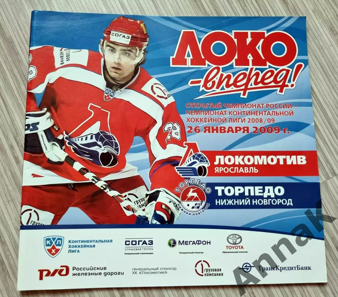 Локомотив (Ярославль) - Торпедо (Нижний Новгород)- 2008/2009 (26.01.2009) Постер