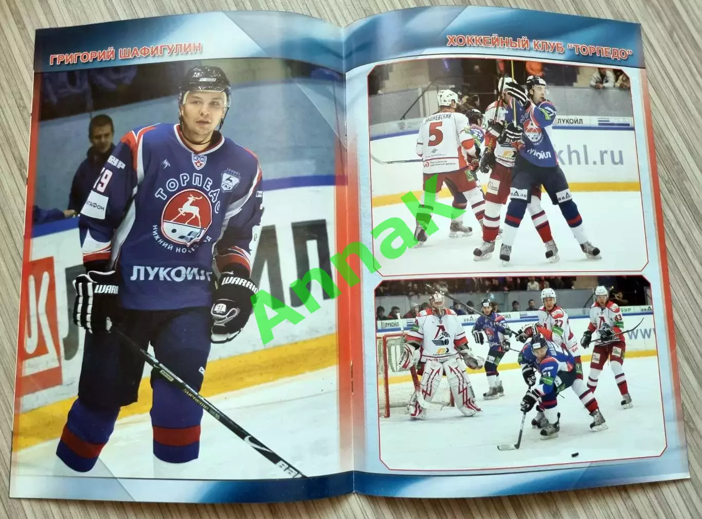 Торпедо Нижний Новгород - Барыс Астана -2009/2010 (5.01.2010) Постер Г.Шафигулин 1