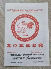 Торпедо (Нижний Новгород) - Кристалл (Электросталь) Сезон 1998/1999 (21.04.1999)