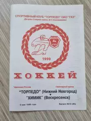 Торпедо (Нижний Новгород) - Химик (Воскресенск) Сезон 1998/1999 (09.05.1999)
