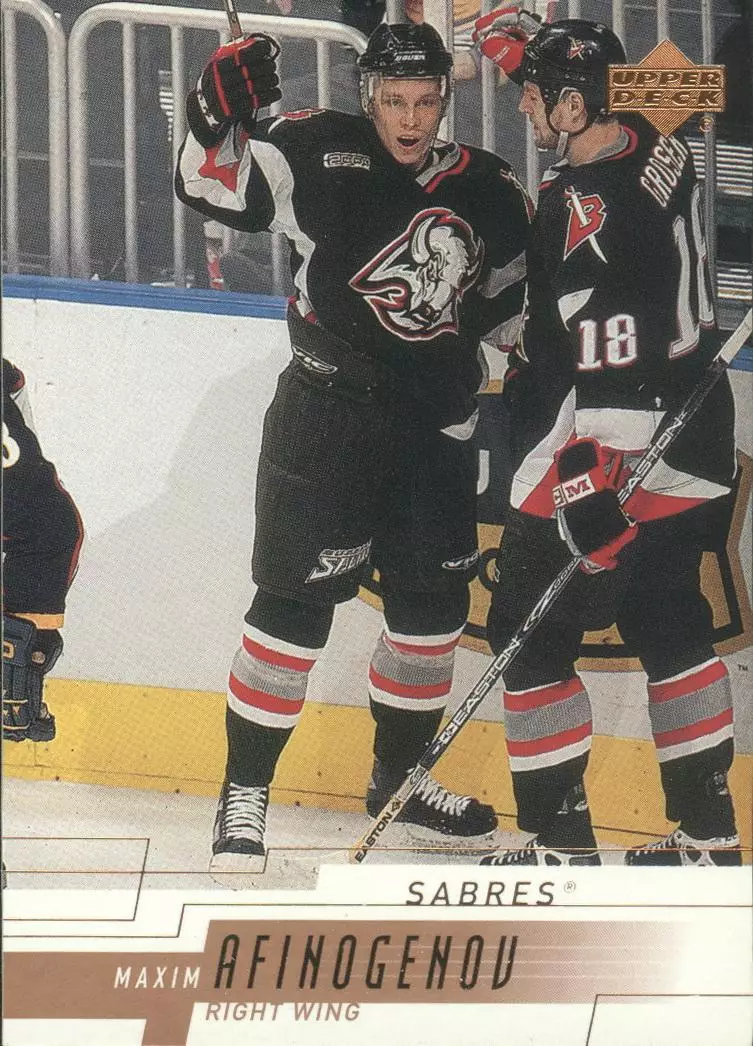 Хоккейная карточка Upper Deck2000-01 #23 Максим Афиногенов