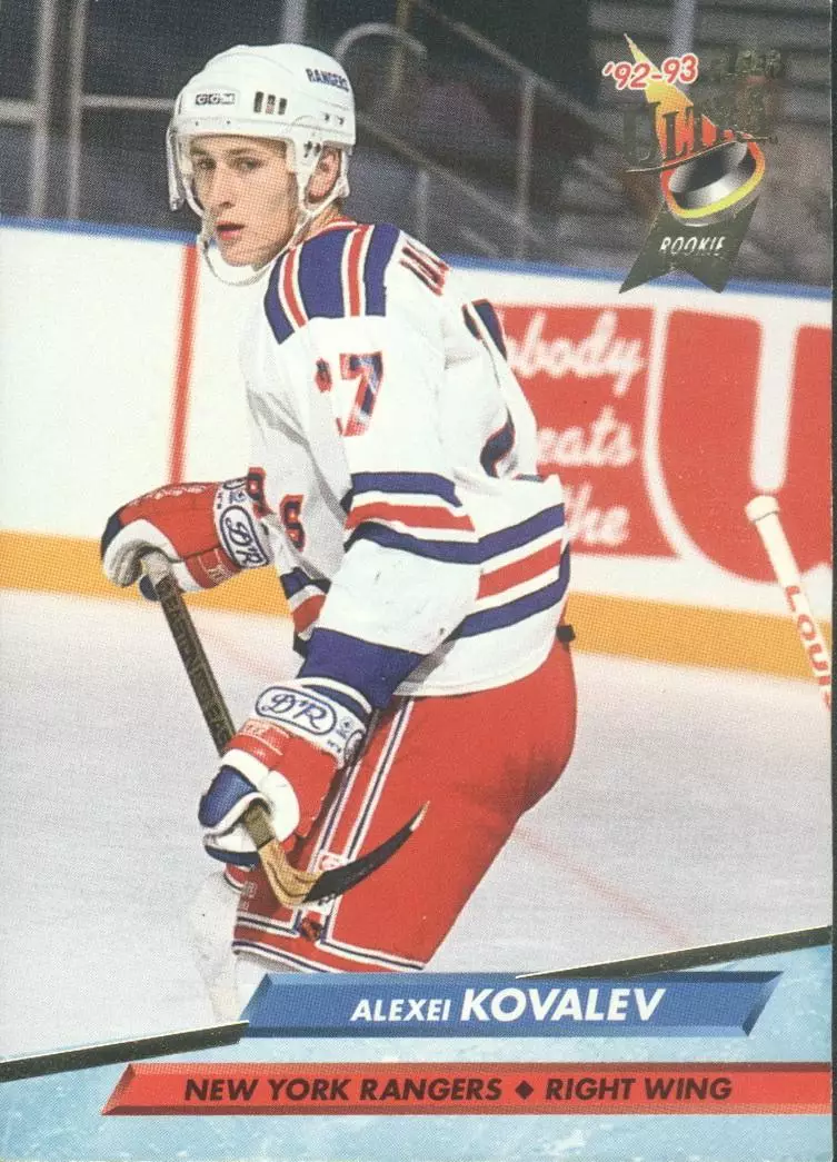 Хоккейная карточка Fleer Ultra 1992-93 #137 Алексей Ковалев
