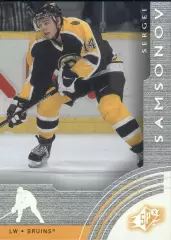 Хоккейная карточка 2001-02 SPx #3 Сергей Самсонов