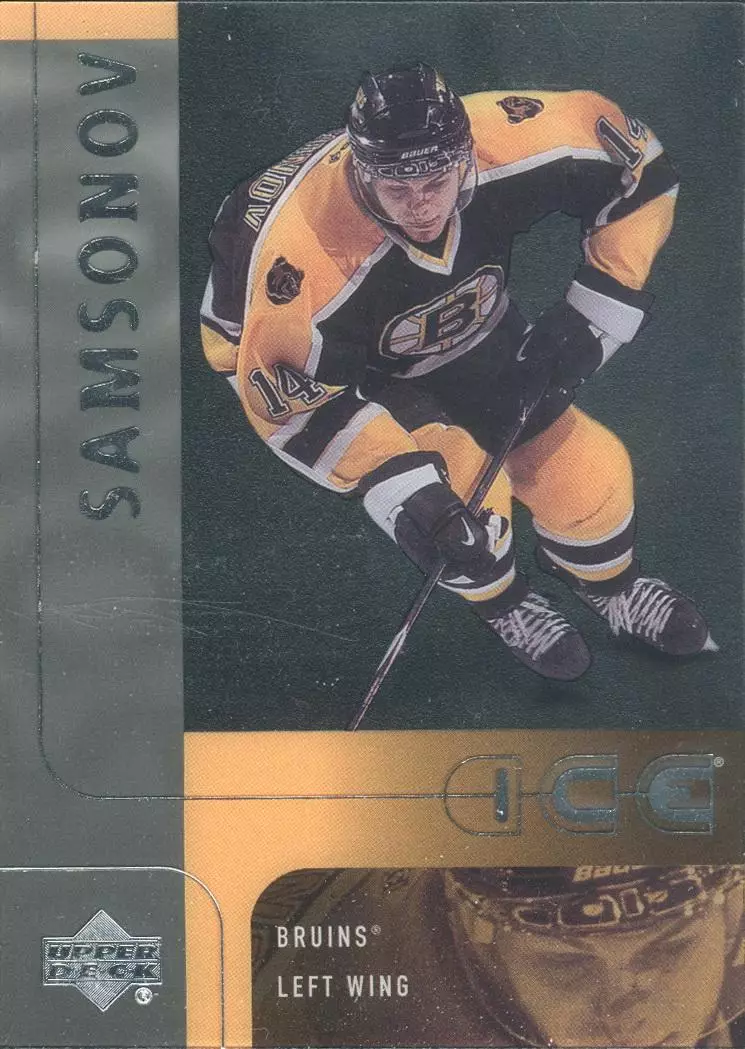 Хоккейная карточка 2001-02 Upper Deck Ice #3 Сергей Самсонов