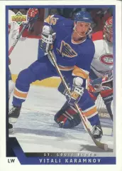 Хоккейная карточка 1993-94 Upper Deck #338 Виталий Карамнов