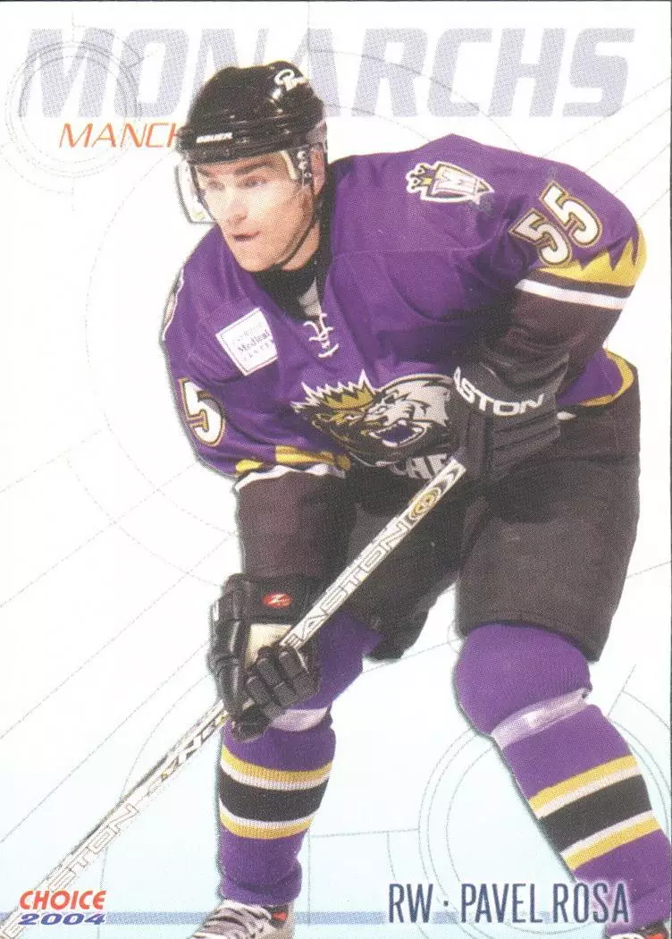 Хоккейная карточка Manchester Monarchs 03-04 Павел Роса