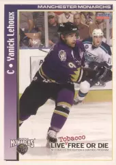 Хоккейная карточка Manchester Monarchs 04-05 Янник Легу