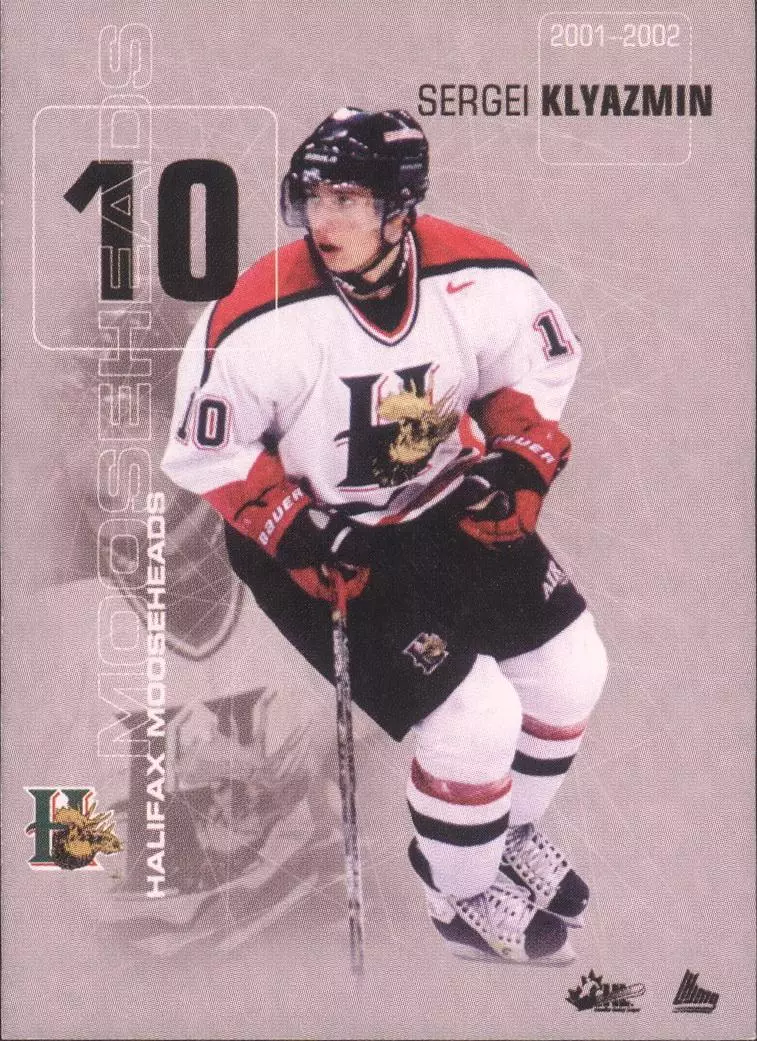 Хоккейная карточка Halifax Mooseheads 01-02 Сергей Клязьмин