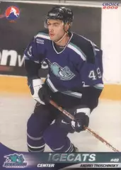 Хоккейная карточка Worchester Icecats 01-02 Андрей Трощинский