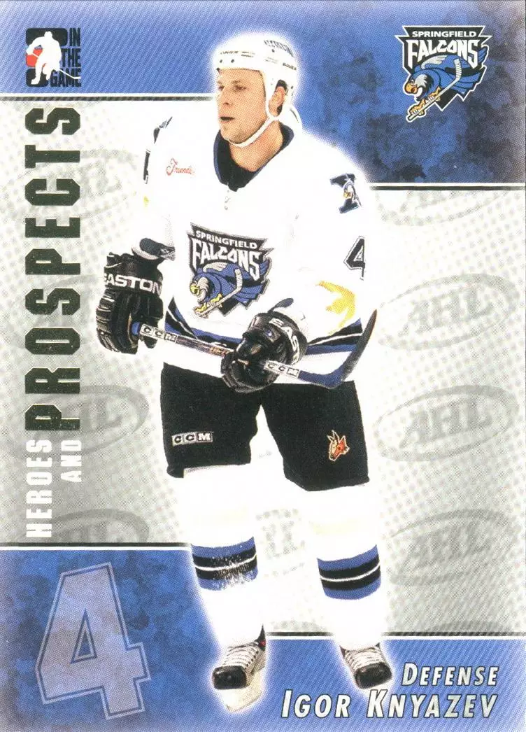 Хоккейная карточка 2004-05 ITG HEROES AND PROSPECTS #6 Игорь Князев